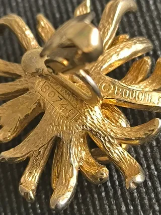 Pendientes y Broche Vintage Marcel Boucher