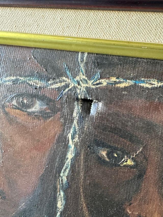 Cuadro al óleo Dos Rostros