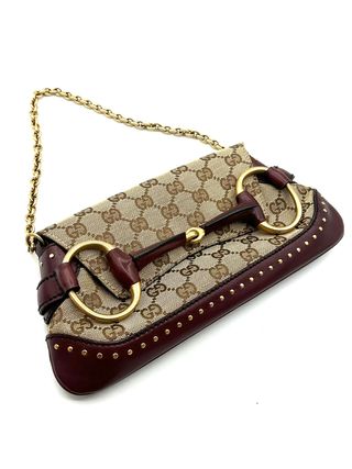 Bolso Gucci Horsebit Beige y Marrón