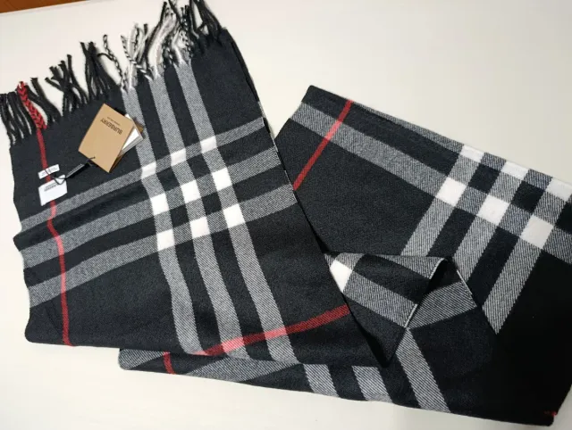 Bufanda Burberry Cuadros Lana
