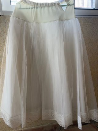 Cancán Comunión Blanco Talla Única