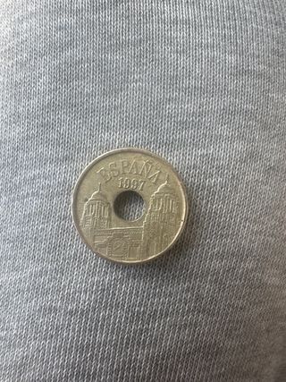 Moneda 25 Pesetas Melilla 1497-1997