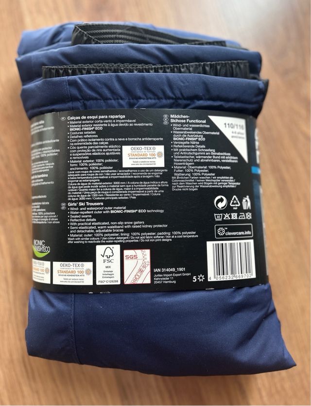 Pantalón de esquí para niña Lidl T.110/116