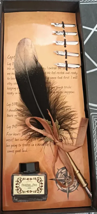 Pluma de caligrafía con 5 puntas