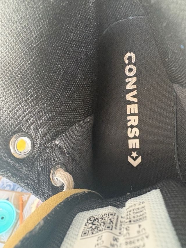 Bambas Converse niño/a negras y blancas