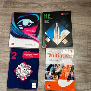 libros de segunda bachillerato