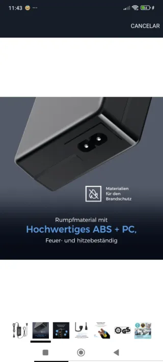 Cargador KFD para Alpicool 14.5V 6A