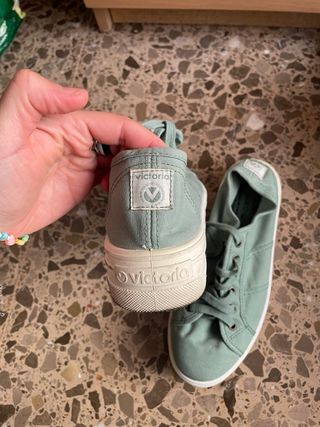 Victoria Zapatillas Plataforma Verdes