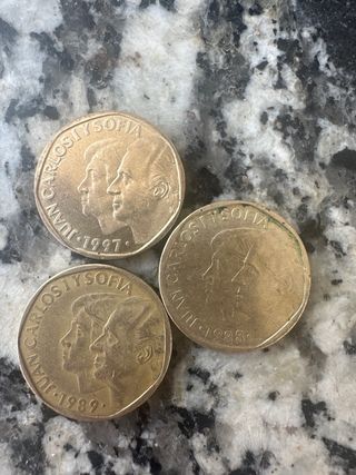 3 Monedas 500 Pesetas España
