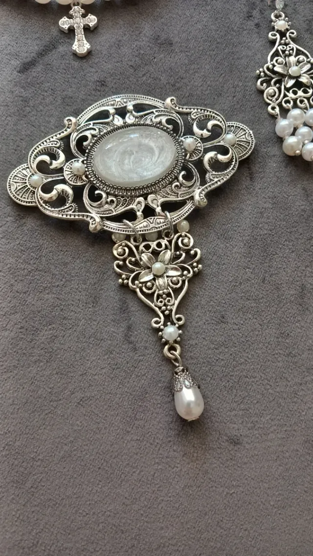 Aderezo huertana plata y perla