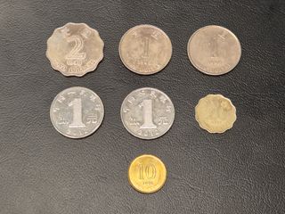 Lote Monedas Hong Kong y China