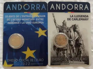 Andorra 2022 Moneda Conmemorativa 2 Euros