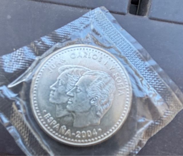 Moneda España 2004 Juan Carlos y Sofía