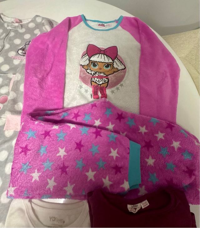 Pijamas LOL y dibujos animados talla 11-12