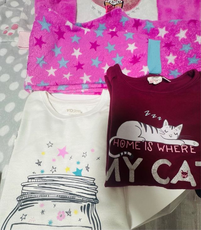 Pijamas LOL y dibujos animados talla 11-12