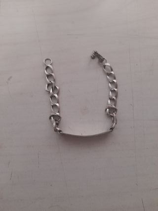 Pulsera esclava plata ley 925 18 cm