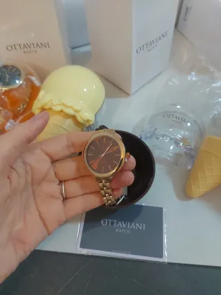 Orologio Ottaviani donna oro/arancio