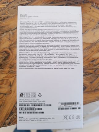 iPhone 14 blu