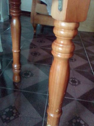 Mesa redonda plegable madera D89