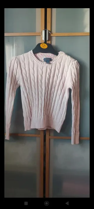 Jersey niña Polo Ralph Lauren rosa