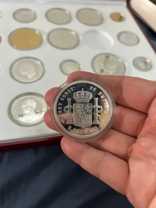 Monedas Plata Historia Peseta Española