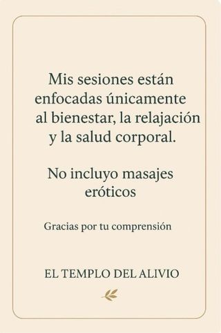 Quiromasajista Profesional
Valencia Centro 
