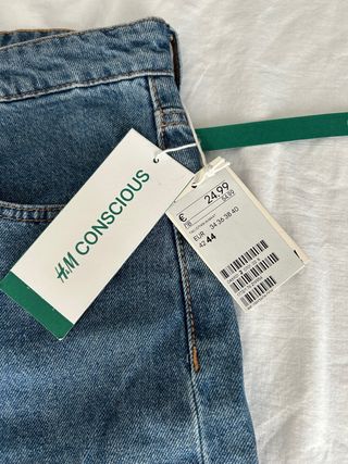 Pantalones H&M Loose Mon Jeans High