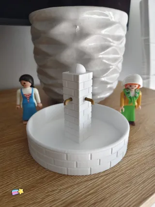 Fuente redonda para Playmobil