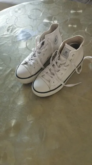 Zapatillas blancas talla 35