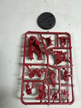 Ogro Blood Bowl - Piezas de plástico rojo