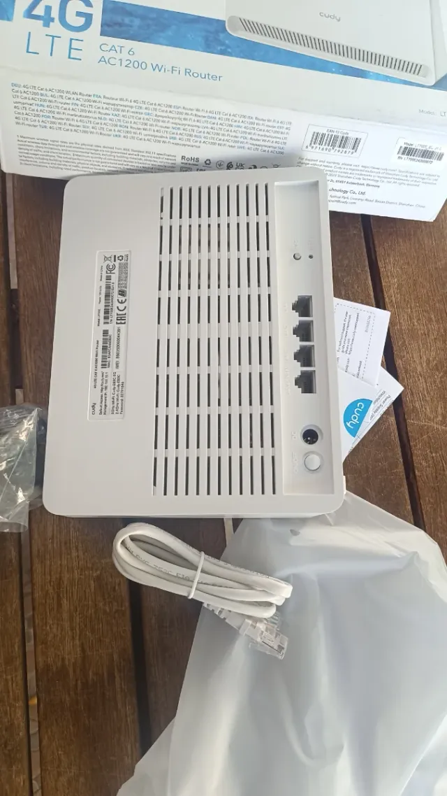 Router Cudy 4G LTE Cat 6 LT700E