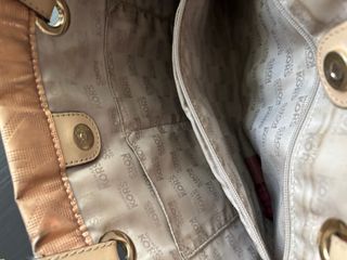 Bolso Michael Kors Beige/Dorado