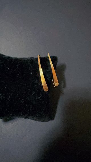 Orecchini ad Amo Lisci in Oro 18Kt 750 