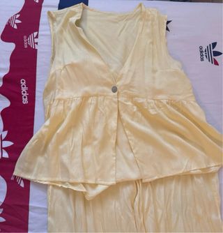 Conjunto Pijama Mujer Amarillo