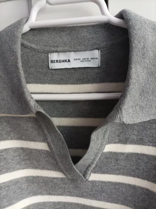 Jersey rayas gris 