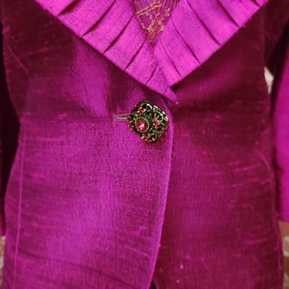 Traje Madrina Intercostura T44 Morado