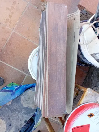 Rayolas imitación madera 60x10 cm