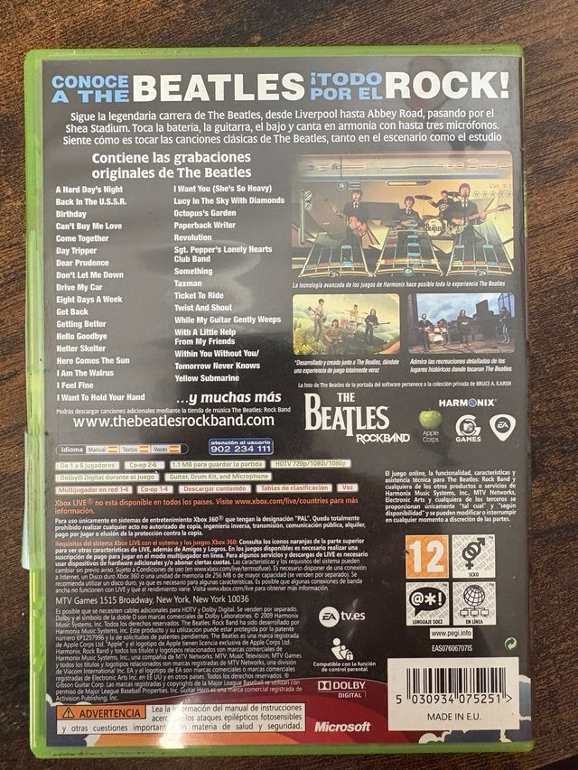 The Beatles Rock Band Xbox 360