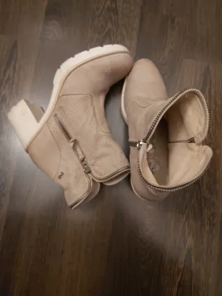Botines Piel Nero Giardini Beige Talla 38