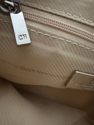 Bolso CH Beige y Verde Lima
