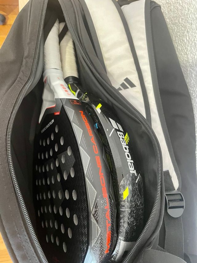 Paletero Adidas Control Negro Blanco