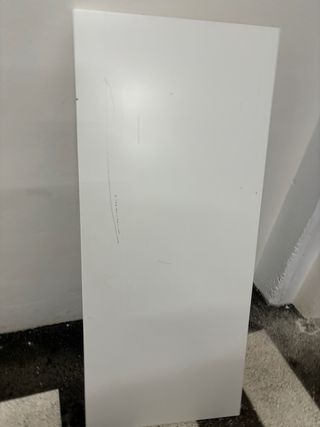 Patas de mesa metálicas blancas + mesa.