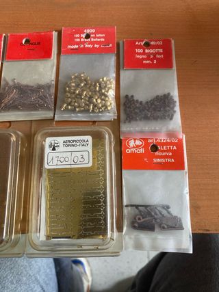 Materiale modellismo navale Aeropiccola Amati