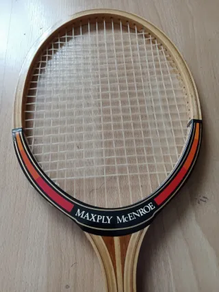 DUNLOP MAXPLY McENROE ANTIGUA RAQUETA TENIS MADERA