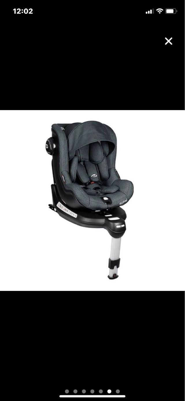 Silla coche giratoria 360º homologada con isofix