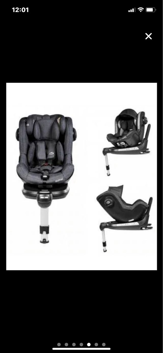 Silla coche giratoria 360º homologada con isofix