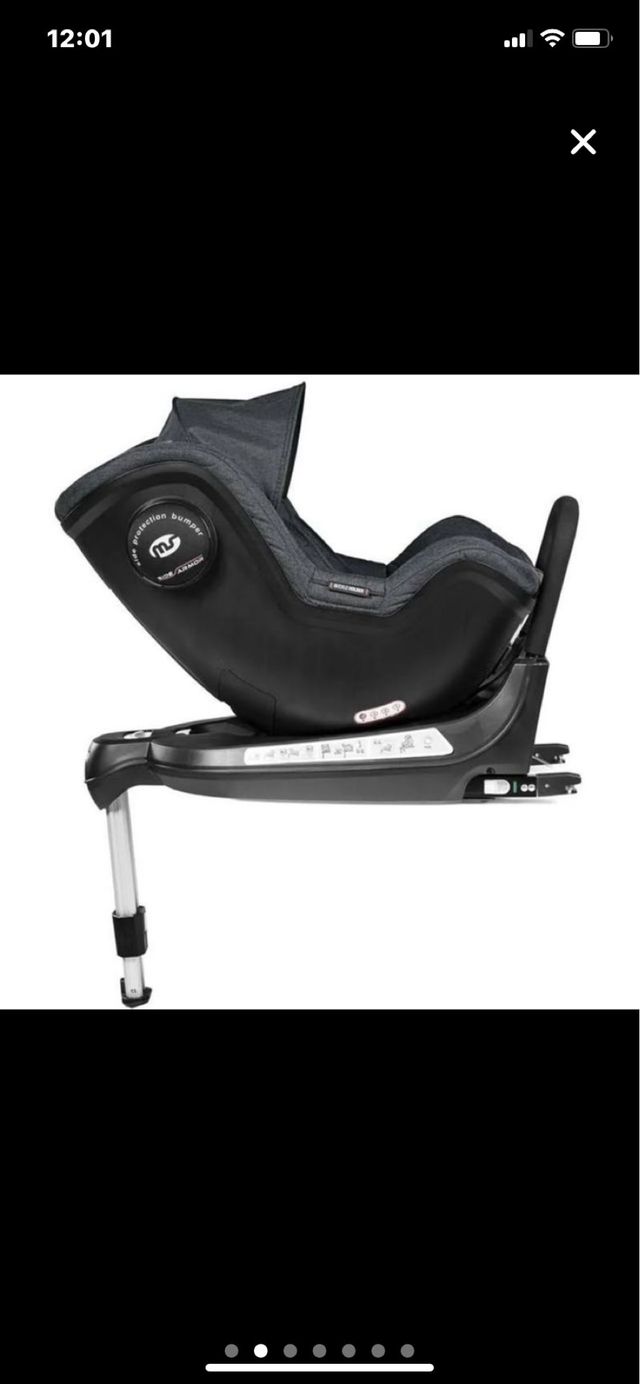 Silla coche giratoria 360º homologada con isofix