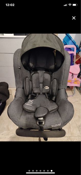 Silla coche giratoria 360º homologada con isofix