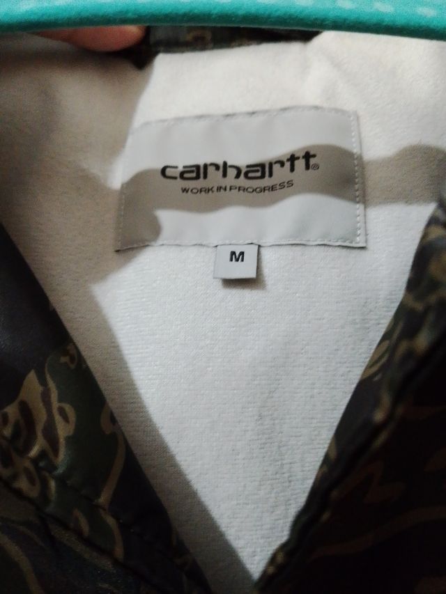 Chubasquero Carhartt Negro/Verde Militar