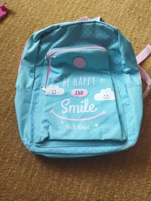 Mochila escolar Roll Road azul claro